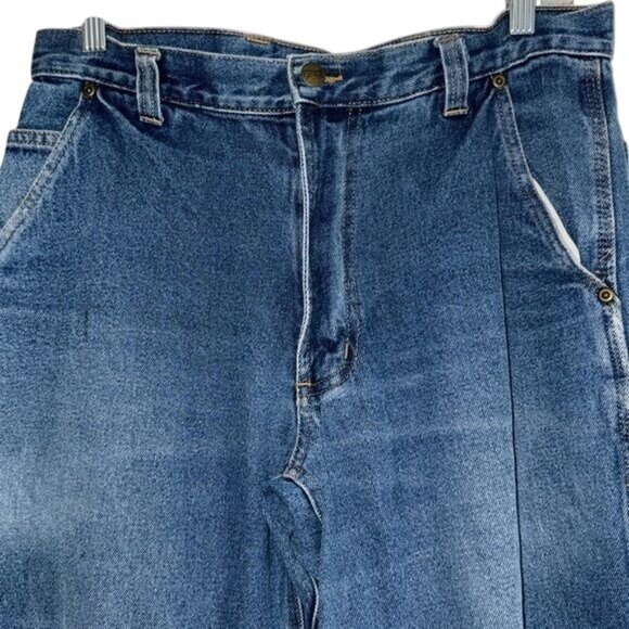 Timberland Pro Series Mens Denim Carpenter Jeans 32x30 100% Cotton Relaxed Fit D - Picture 5 of 12